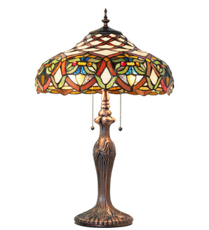 Meyda Tiffany - 265248 - Two Light Table Lamp - Franco - Antique