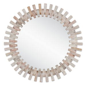 Currey and Company - 1000-0133 - Mirror - Diza - Whitewash/Mirror