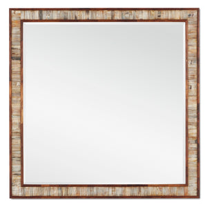 Currey and Company - 1000-0135 - Mirror - Hyson - Chiseled Horn/Natural/Mirror