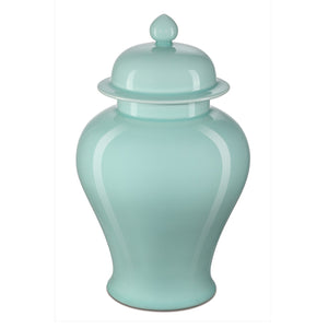 Currey and Company - 1200-0673 - Jar - Celadon - Celadon Green