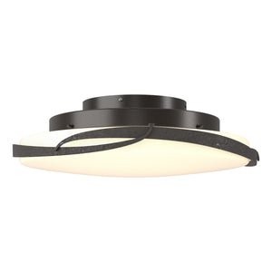 Hubbardton Forge - 126742-LED-14-GG0437 - LED Flush Mount - Flora - Oil Rubbed Bronze