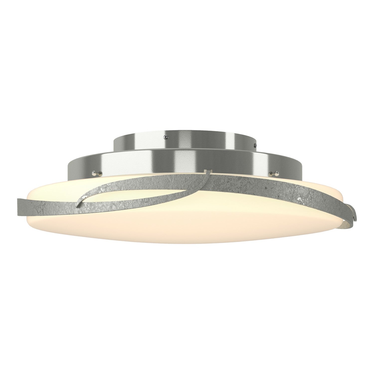 Hubbardton Forge - 126742-LED-85-GG0437 - LED Semi-Flush Mount - Flora - Sterling