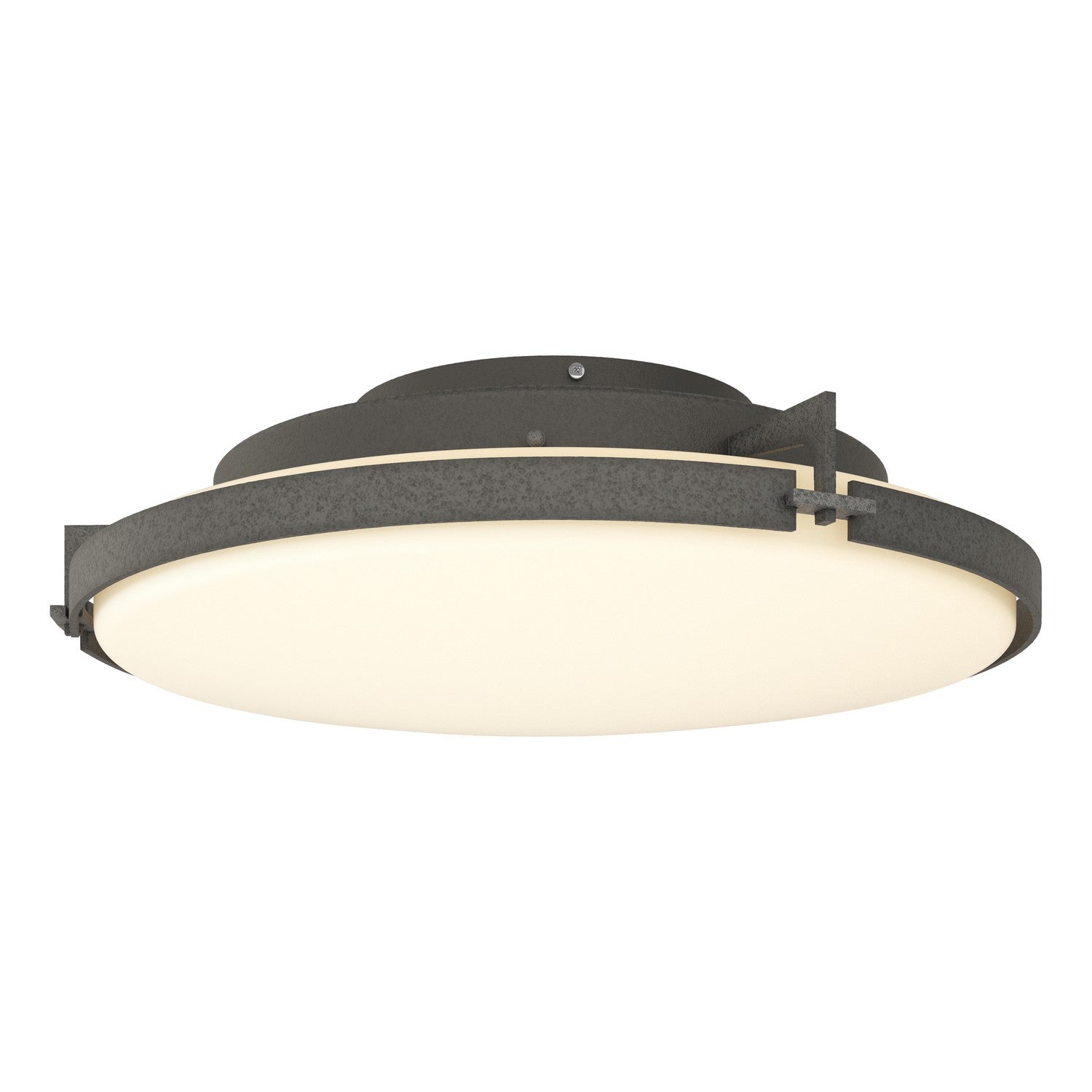 Hubbardton Forge - 126747-LED-20-GG0437 - LED Semi-Flush Mount - Metra - Natural Iron