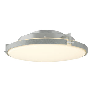 Hubbardton Forge - 126747-LED-82-GG0437 - LED Semi-Flush Mount - Metra - Vintage Platinum