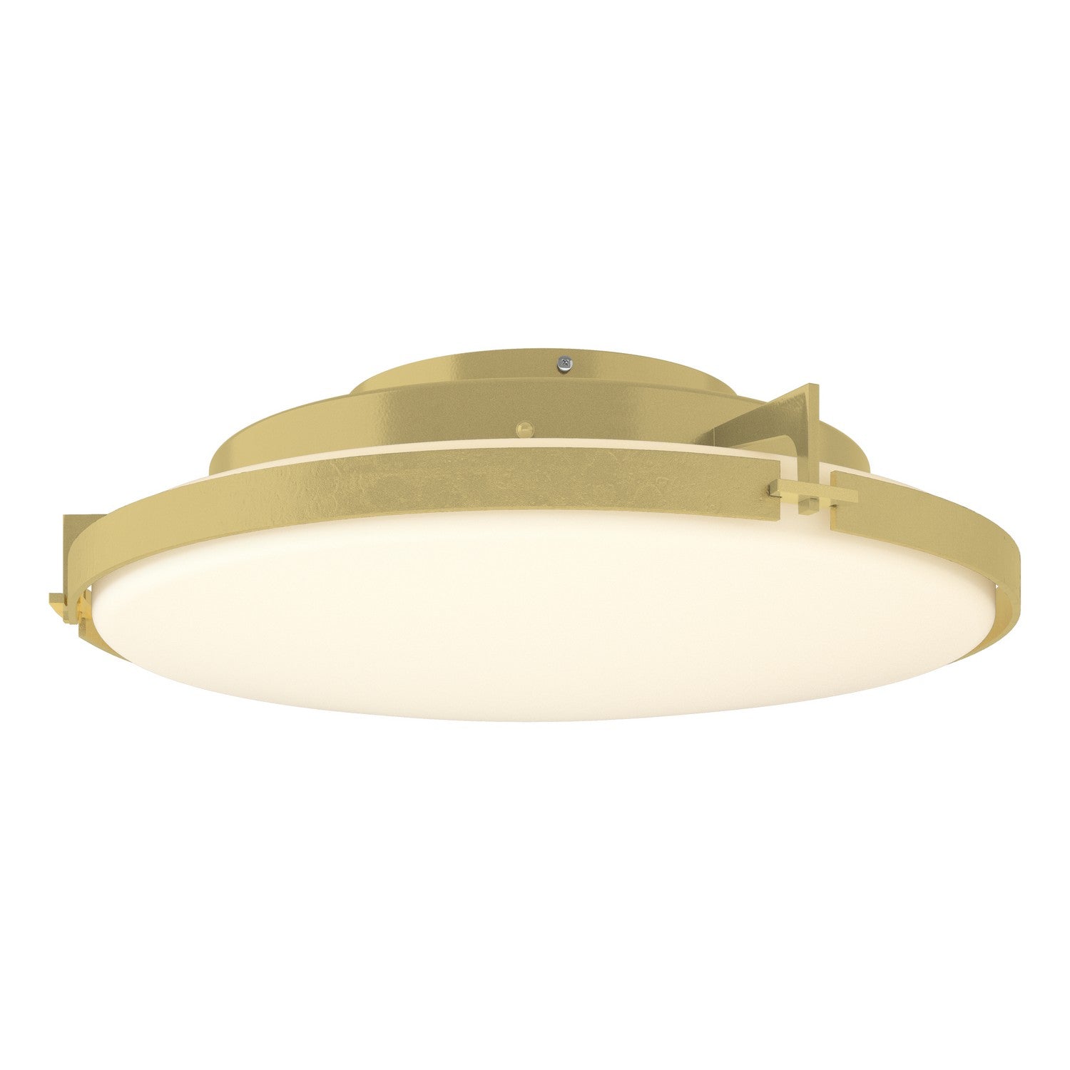 Hubbardton Forge - 126747-LED-86-GG0437 - LED Flush Mount - Metra - Modern Brass