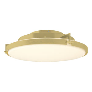 Hubbardton Forge - 126747-LED-86-GG0437 - LED Flush Mount - Metra - Modern Brass