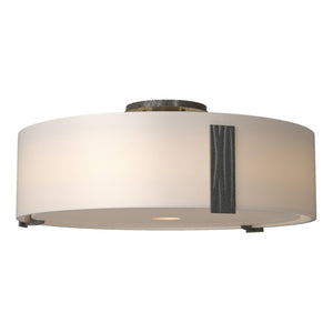 Hubbardton Forge - 126751-SKT-20-GG0216 - Three Light Semi-Flush Mount - Impressions - Natural Iron