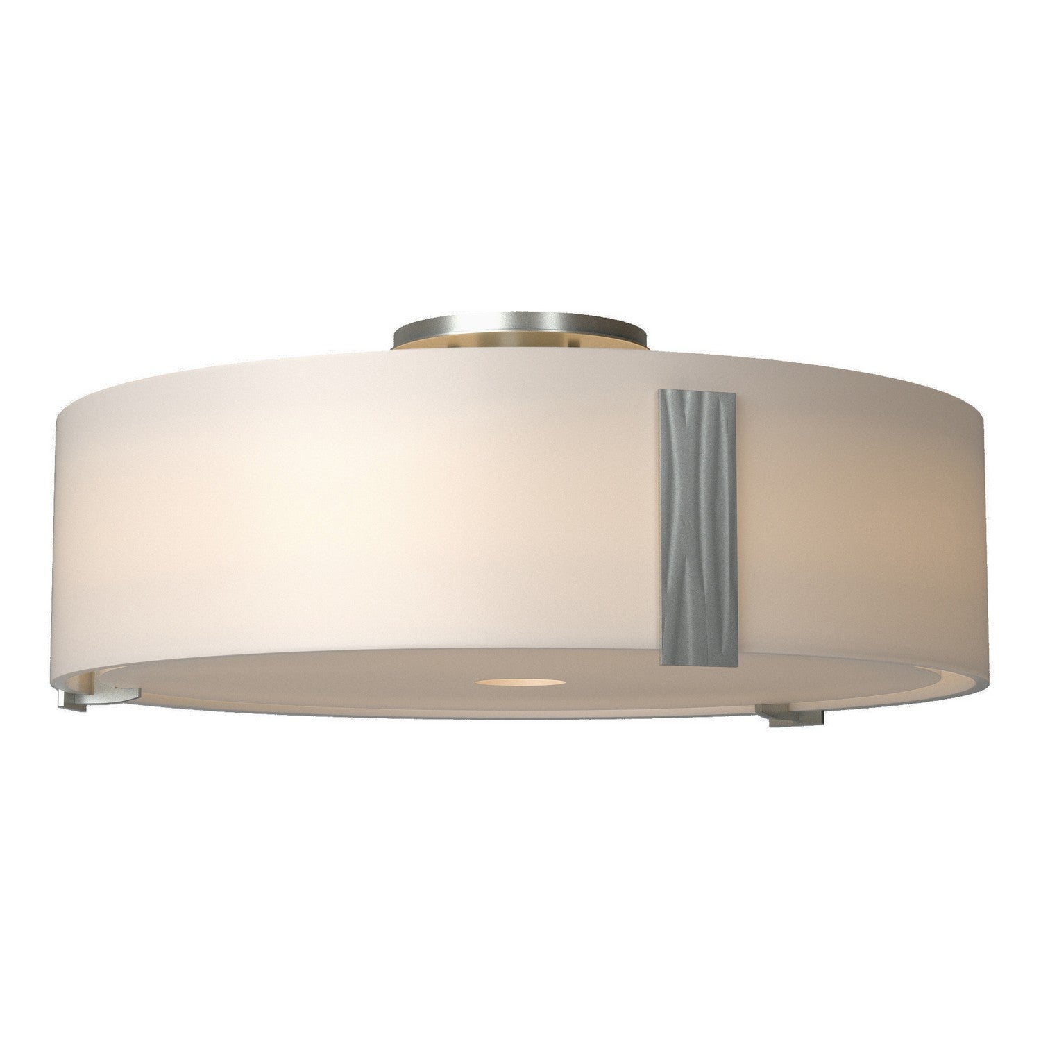 Hubbardton Forge - 126751-SKT-82-GG0216 - Three Light Semi-Flush Mount - Impressions - Vintage Platinum