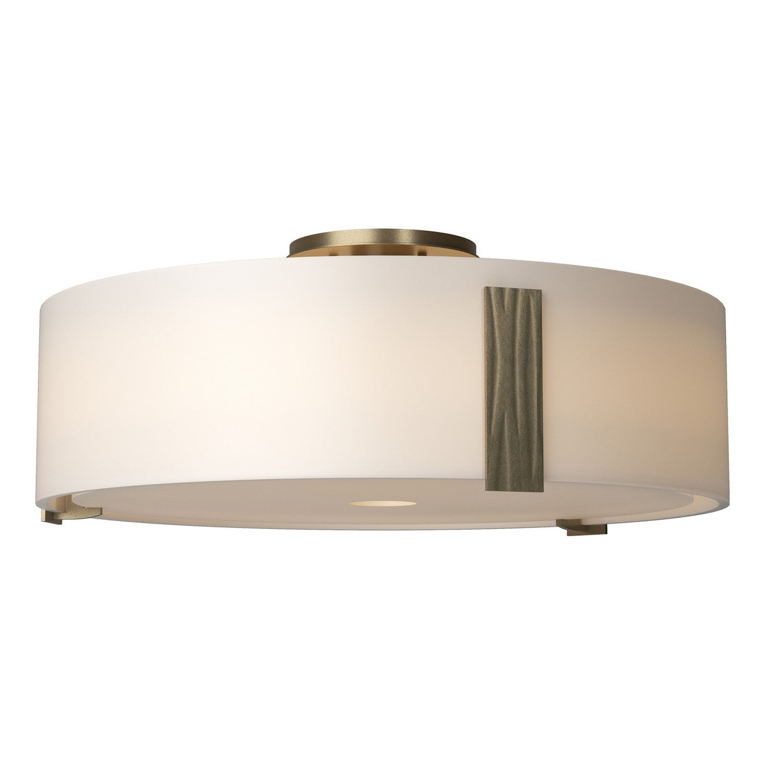 Hubbardton Forge - 126751-SKT-84-GG0216 - Three Light Semi-Flush Mount - Impressions - Soft Gold