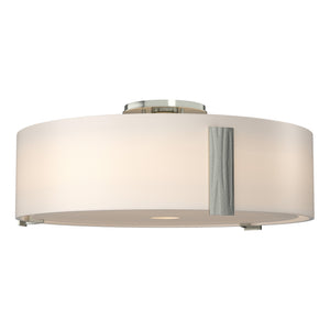 Hubbardton Forge - 126751-SKT-85-GG0216 - Three Light Semi-Flush Mount - Impressions - Sterling