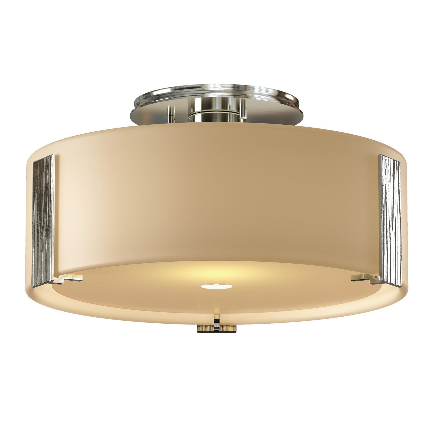 Hubbardton Forge - 126753-SKT-85-GG0218 - One Light Semi-Flush Mount - Impressions - Sterling