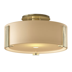 Hubbardton Forge - 126753-SKT-86-GG0218 - One Light Semi-Flush Mount - Impressions - Modern Brass