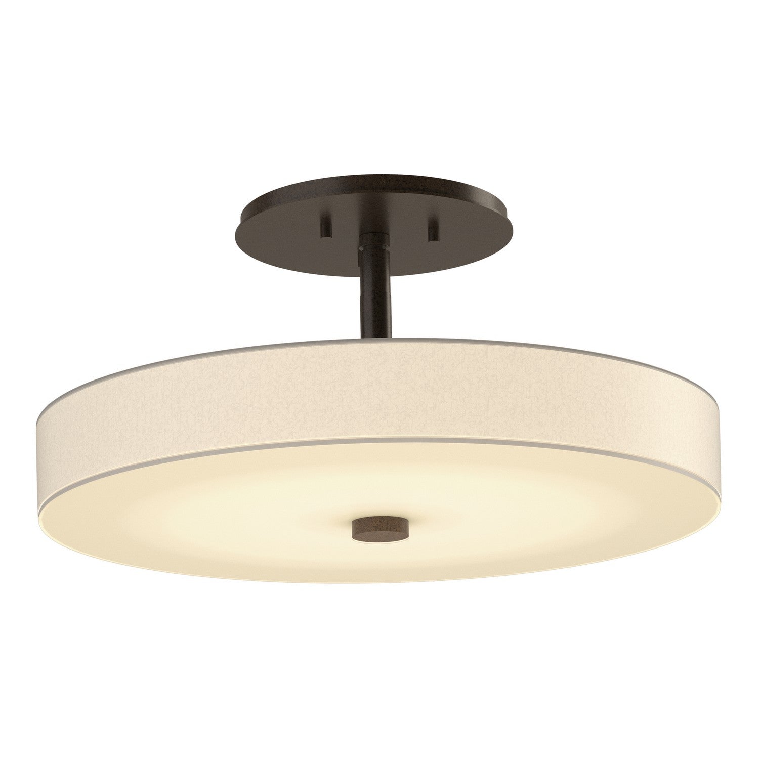 Hubbardton Forge - 126803-LED-05-SH1971 - LED Semi-Flush Mount - Disq - Bronze