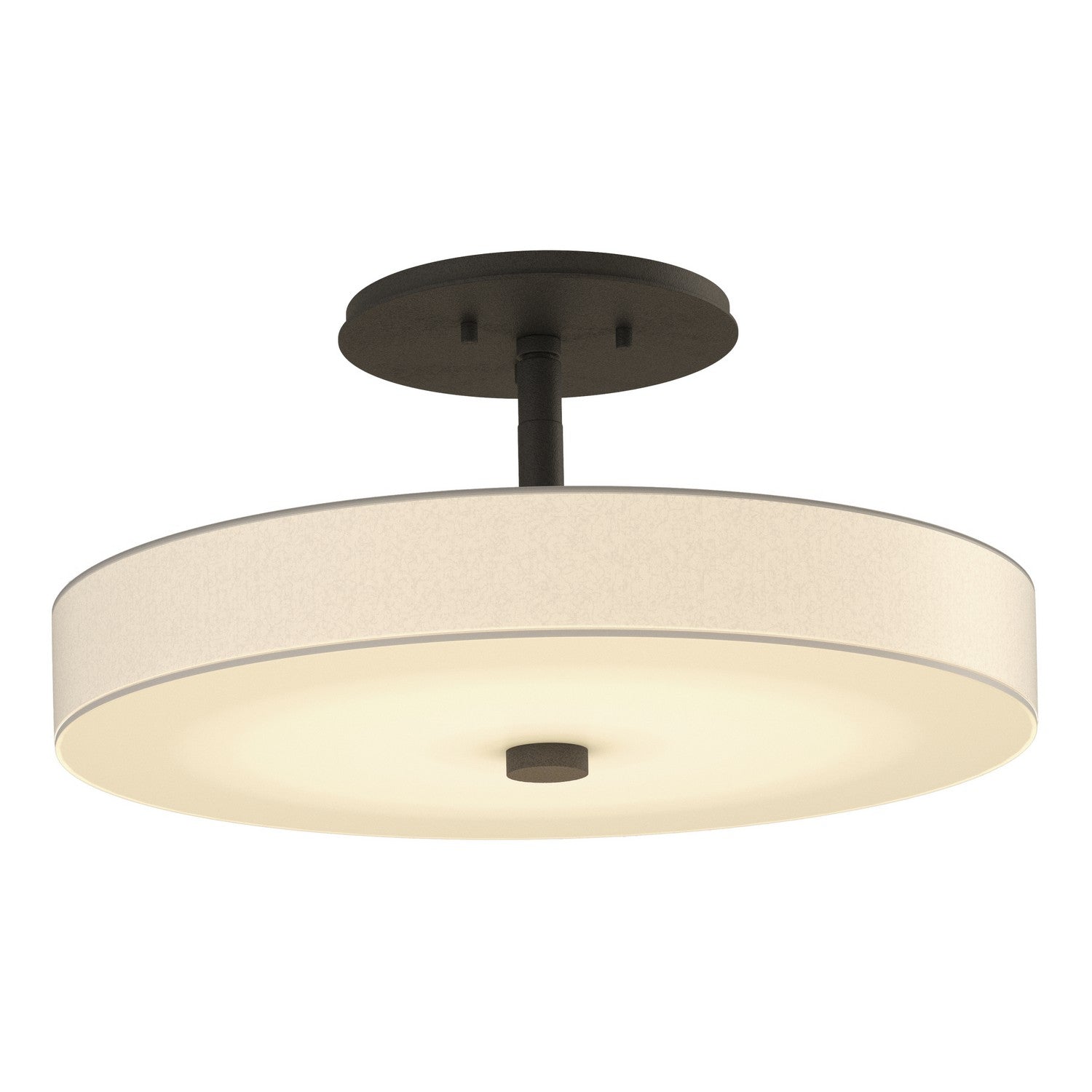 Hubbardton Forge - 126803-LED-14-SH1971 - Disq LED Semi-Flush - Disq - Oil Rubbed Bronze