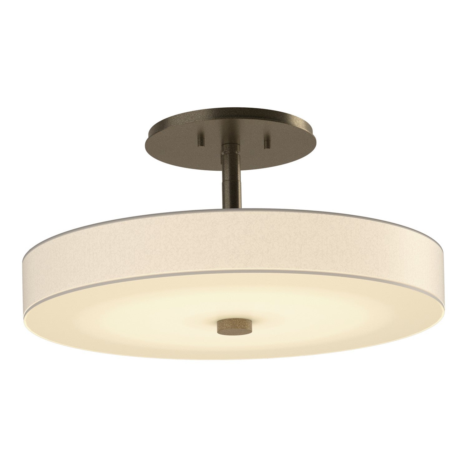 Hubbardton Forge - 126803-LED-84-SH1971 - Disq LED Semi-Flush - Disq - Soft Gold