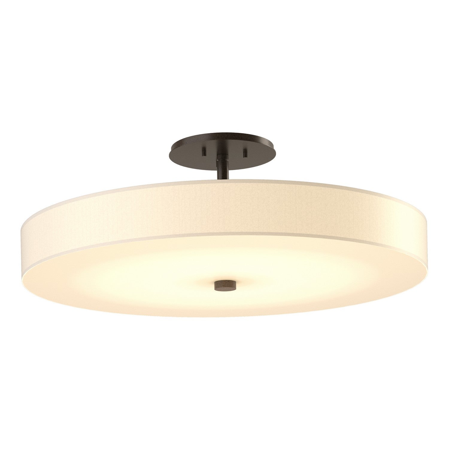 Hubbardton Forge - 126805-LED-05-SH1970 - Disq Large LED Semi-Flush - Disq - Bronze