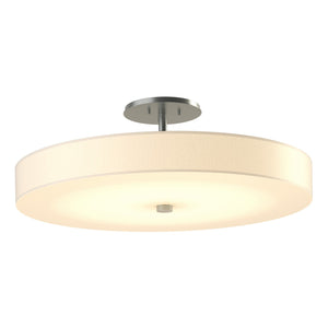 Hubbardton Forge - 126805-LED-82-SH1970 - LED Semi-Flush Mount - Disq - Vintage Platinum