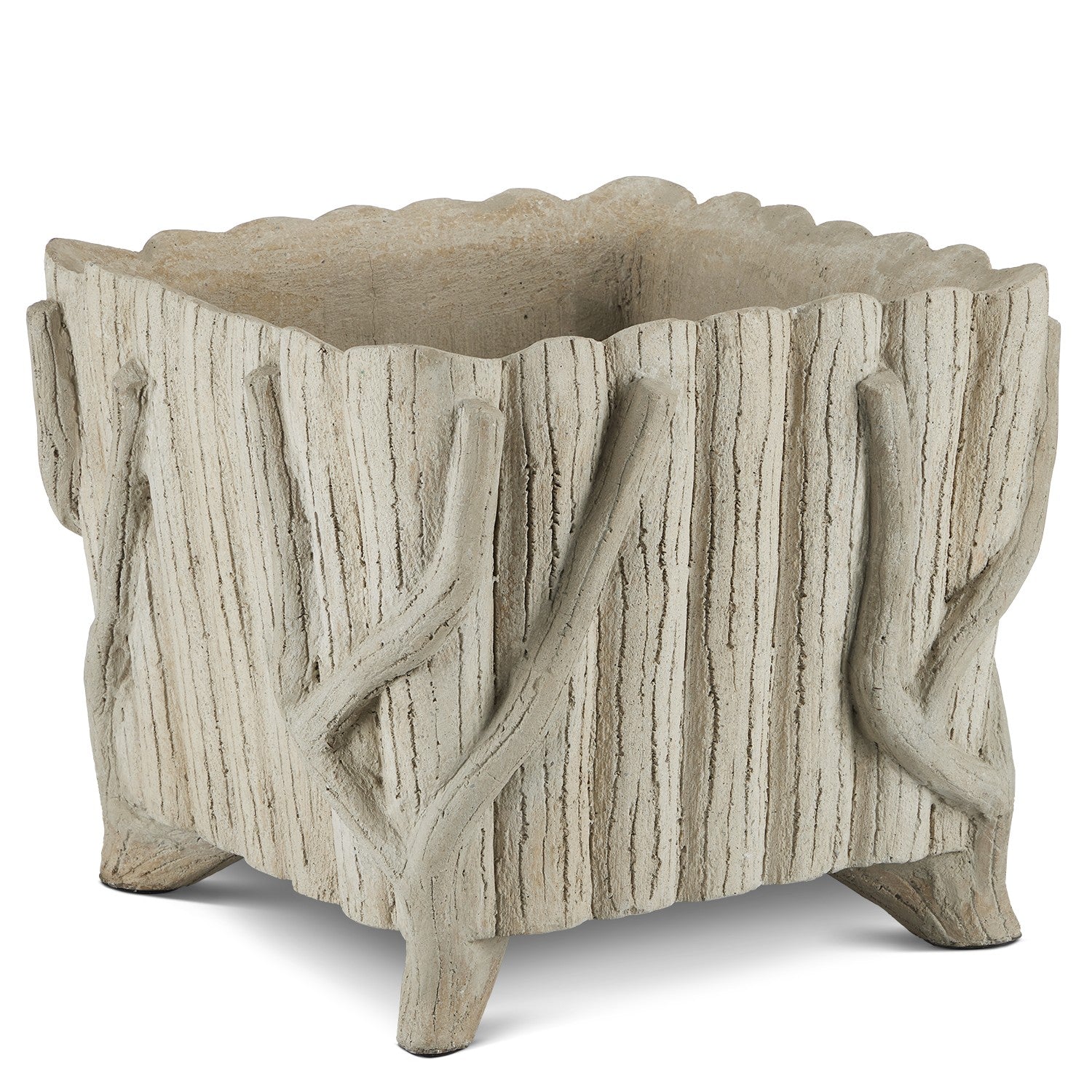 Currey and Company - 2200-0023 - Planter - Portland/Faux Bois