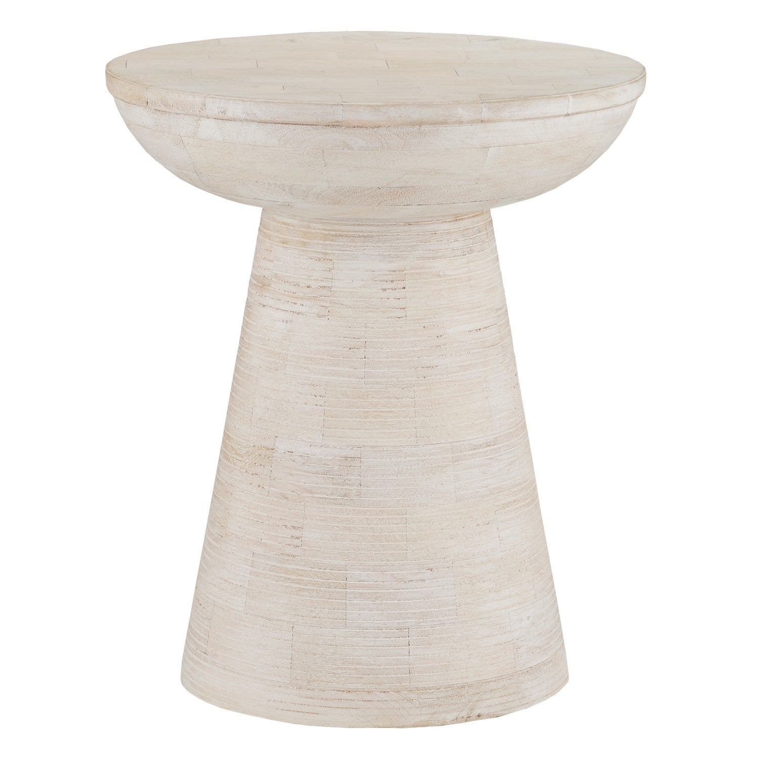 Currey and Company - 3000-0236 - Accent Table - Gati - Whitewash