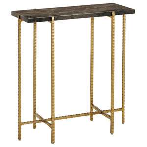 Currey and Company - 4000-0172 - Side Table - Flying - Natural/Gold