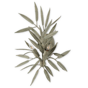 Currey and Company - 5000-0228 - Two Light Wall Sconce - Sasaya - Textured Sage