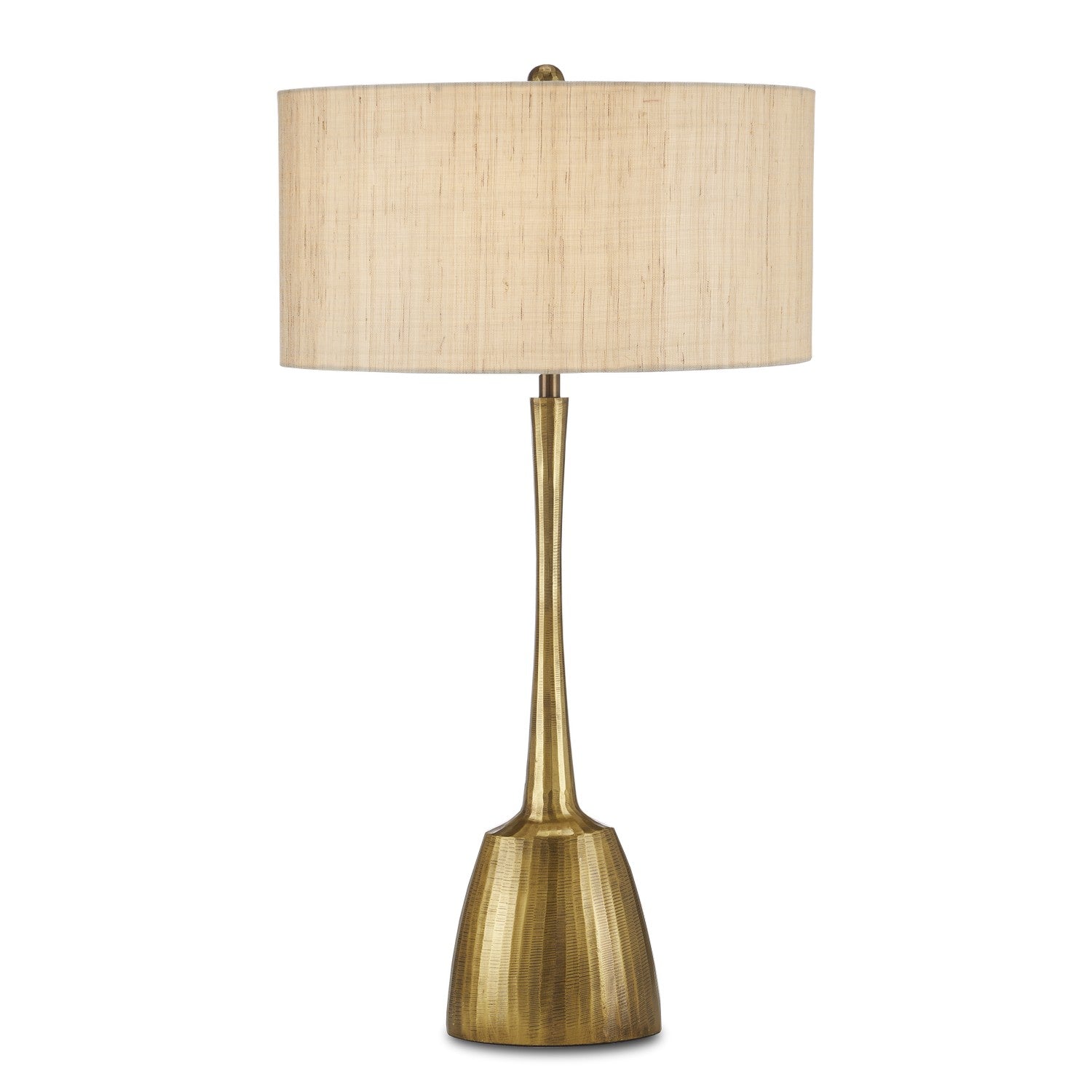 Currey and Company - 6000-0861 - One Light Table Lamp - Cheenee - Antique Brass