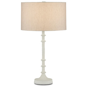 Currey and Company - 6000-0868 - One Light Table Lamp - Gallo - Gesso White