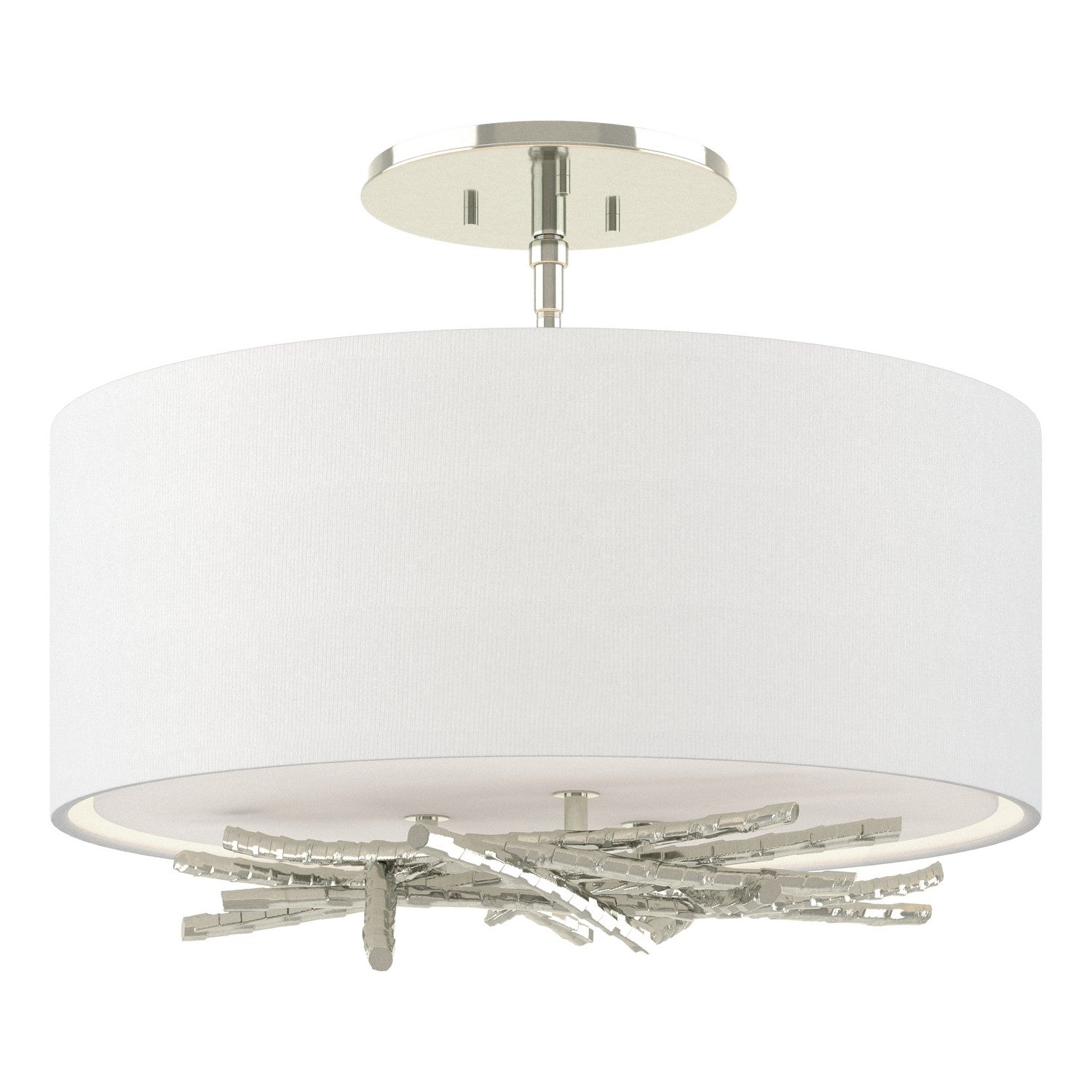 Hubbardton Forge - 127660-SKT-85-SF1505 - Brindille Semi-Flush - Brindille - Sterling