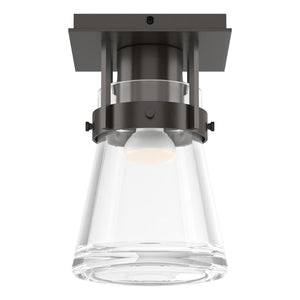 Hubbardton Forge - 128705-SKT-14-ZM0467 - One Light Semi-Flush Mount - Erlenmeyer - Oil Rubbed Bronze