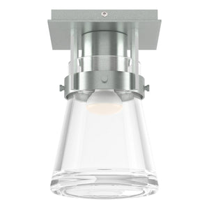 Hubbardton Forge - 128705-SKT-82-ZM0467 - One Light Semi-Flush Mount - Erlenmeyer - Vintage Platinum