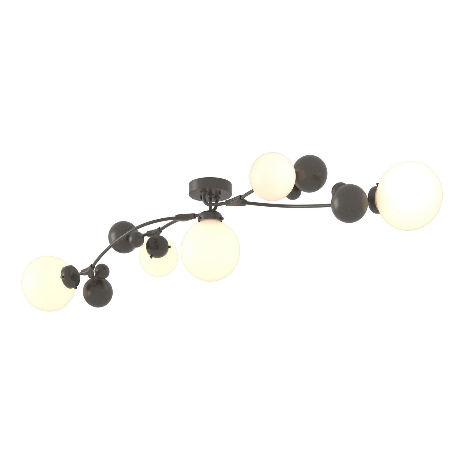 Hubbardton Forge - 128715-SKT-07-GG0639 - Sprig Semi-Flush - Sprig - Dark Smoke