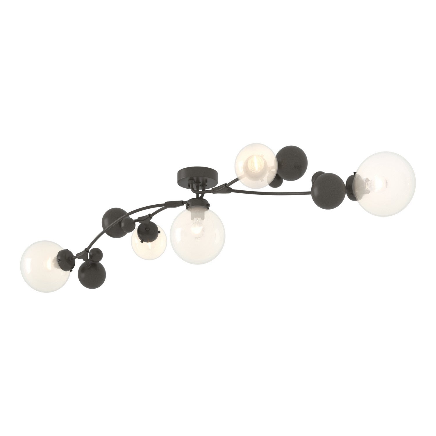Hubbardton Forge - 128715-SKT-07-WF0639 - Sprig Semi-Flush - Sprig - Dark Smoke