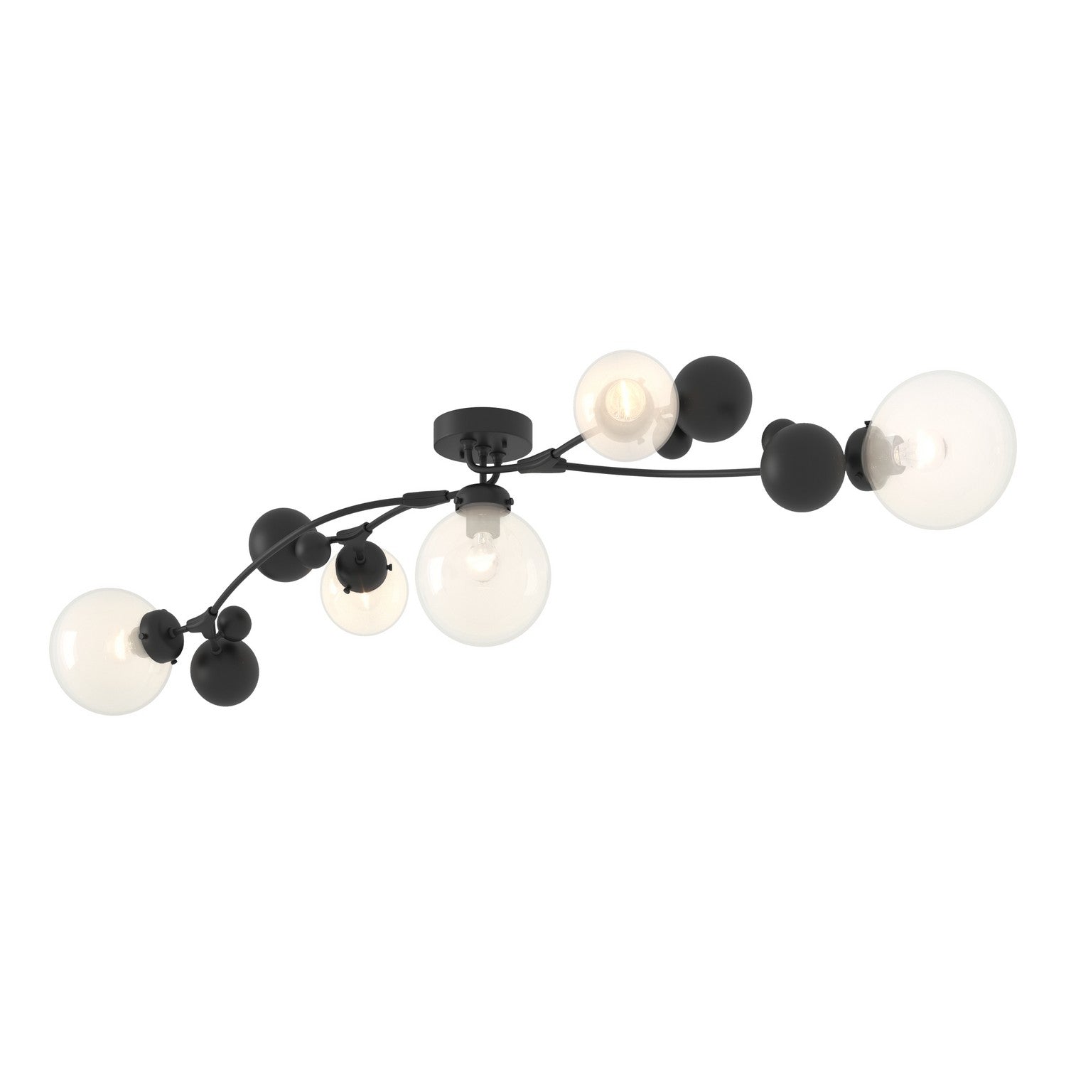 Hubbardton Forge - 128715-SKT-10-WF0639 - Sprig Semi-Flush - Sprig - Black