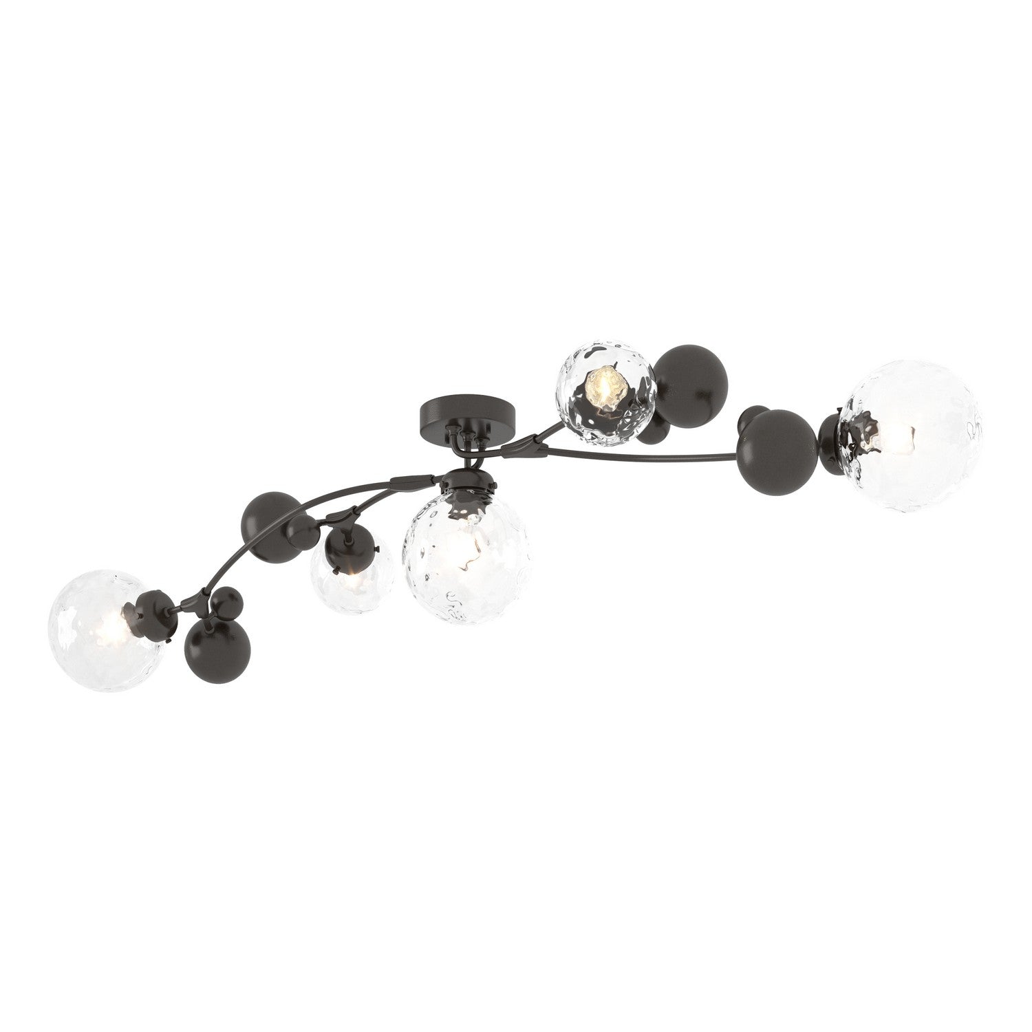 Hubbardton Forge - 128715-SKT-14-LL0639 - Sprig Semi-Flush - Sprig - Oil Rubbed Bronze