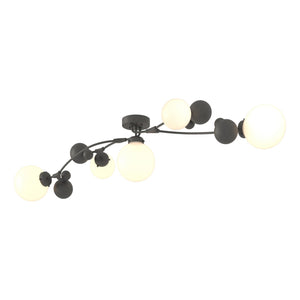 Hubbardton Forge - 128715-SKT-20-GG0639 - Five Light Semi-Flush Mount - Sprig - Natural Iron