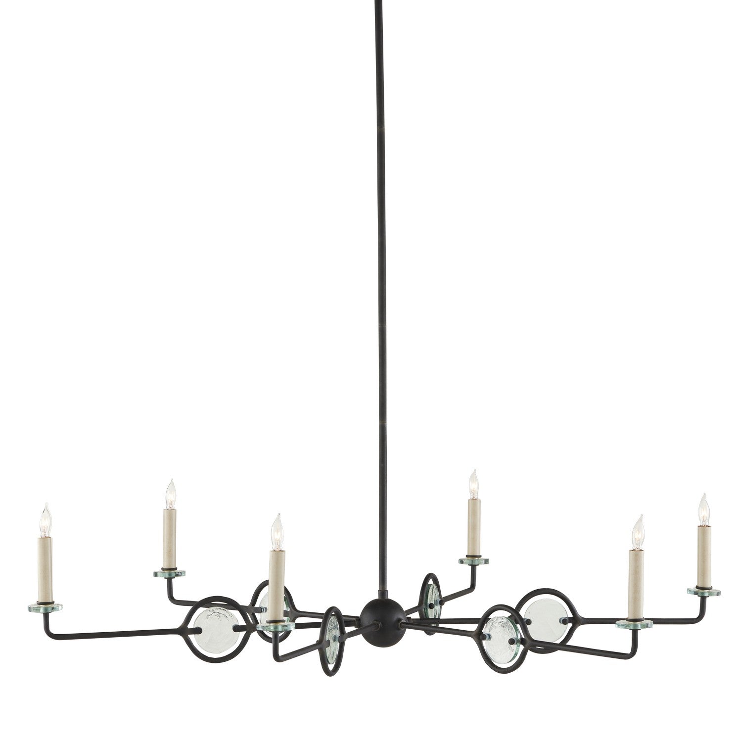 Currey and Company - 9000-0969 - Six Light Chandelier - Privateer - Blacksmith