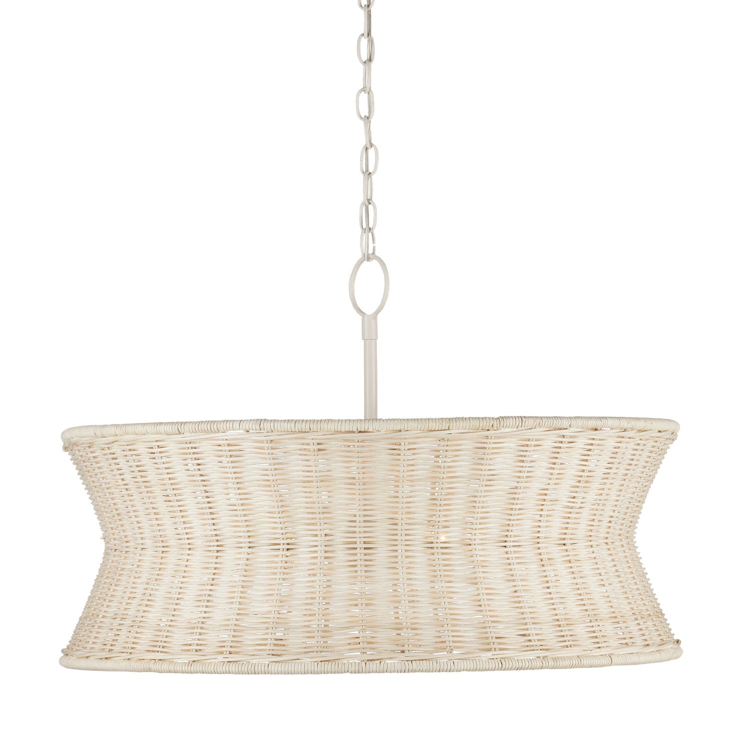 Currey and Company - 9000-0992 - Four Light Chandelier - Phebe - Bleached Natural/Vanilla