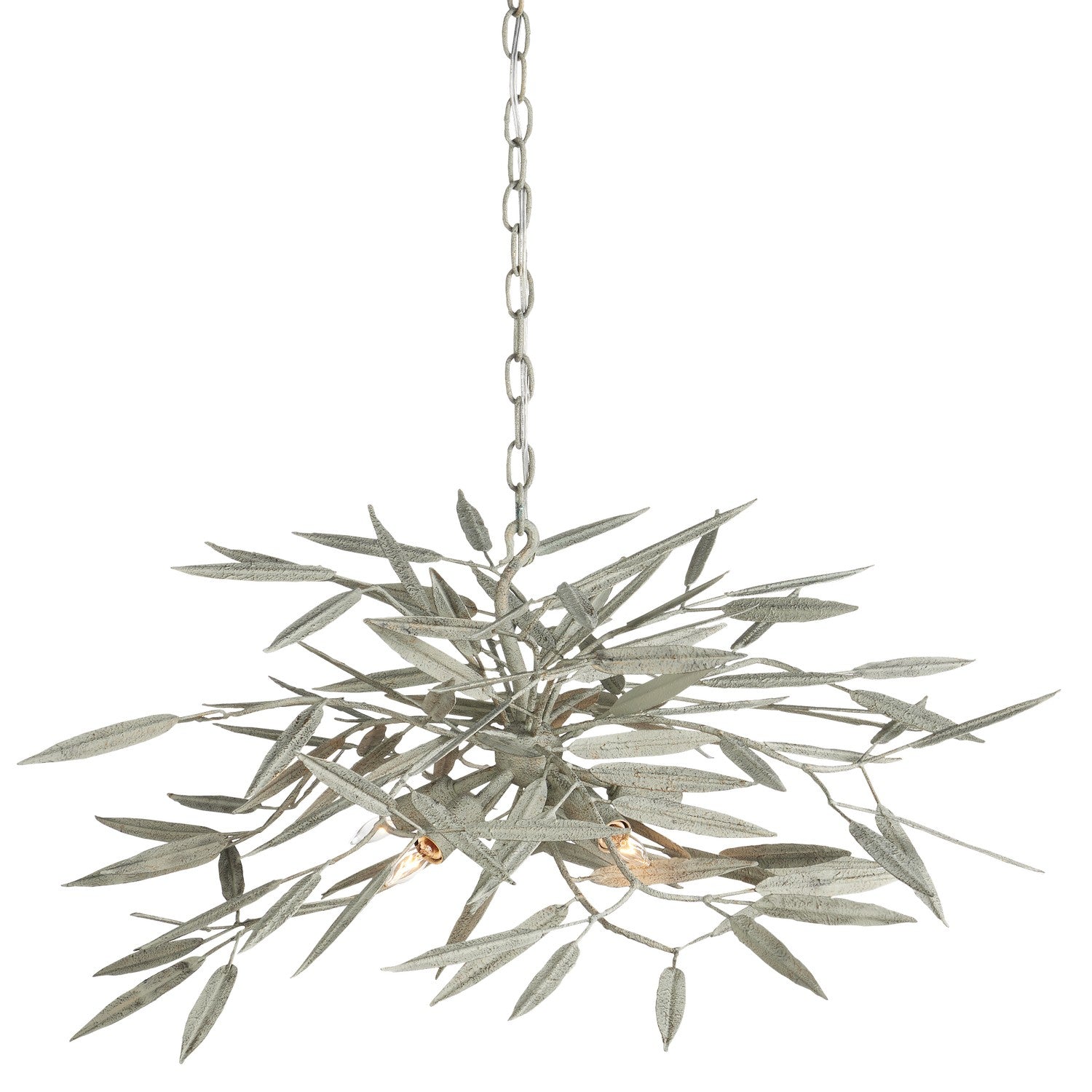 Currey and Company - 9000-1097 - Five Light Chandelier - Sasaya - Textured Sage