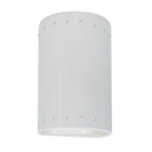 Justice Designs - CER-0990-WHT - Lantern - Ambiance - Gloss White