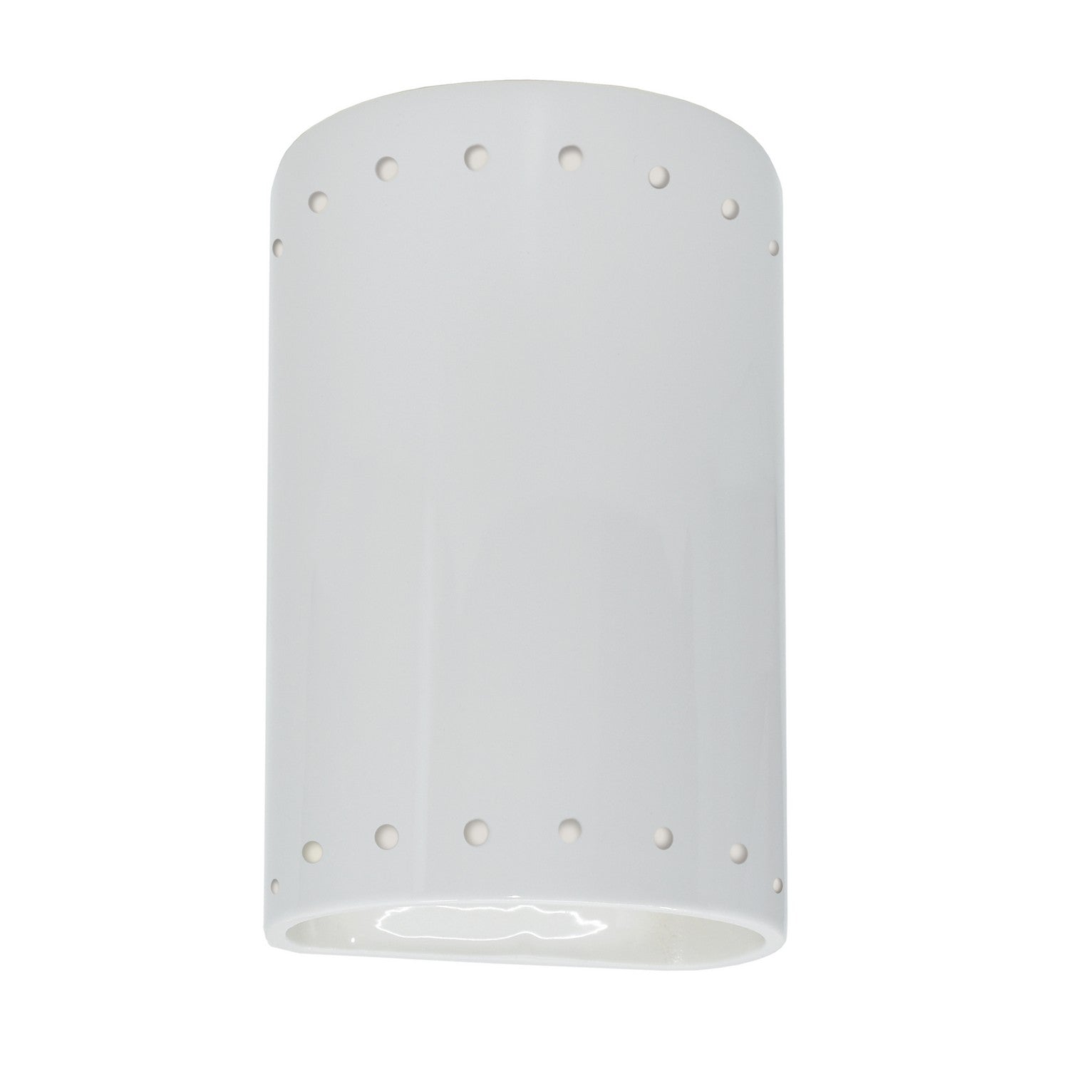 Justice Designs - CER-0990-WHT-LED1-1000 - LED Lantern - Ambiance - Gloss White