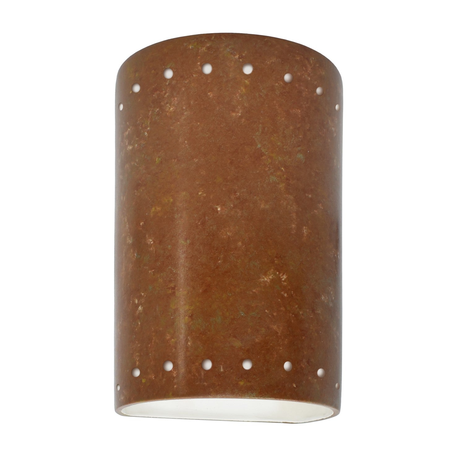 Justice Designs - CER-0990W-PATR-LED1-1000 - LED Lantern - Ambiance - Rust Patina