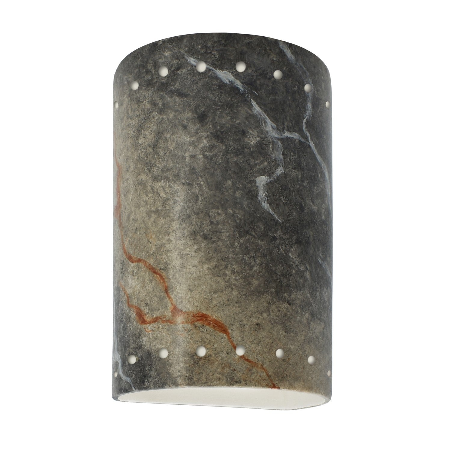 Justice Designs - CER-0990W-STOS-LED1-1000 - LED Lantern - Ambiance - Slate Marble