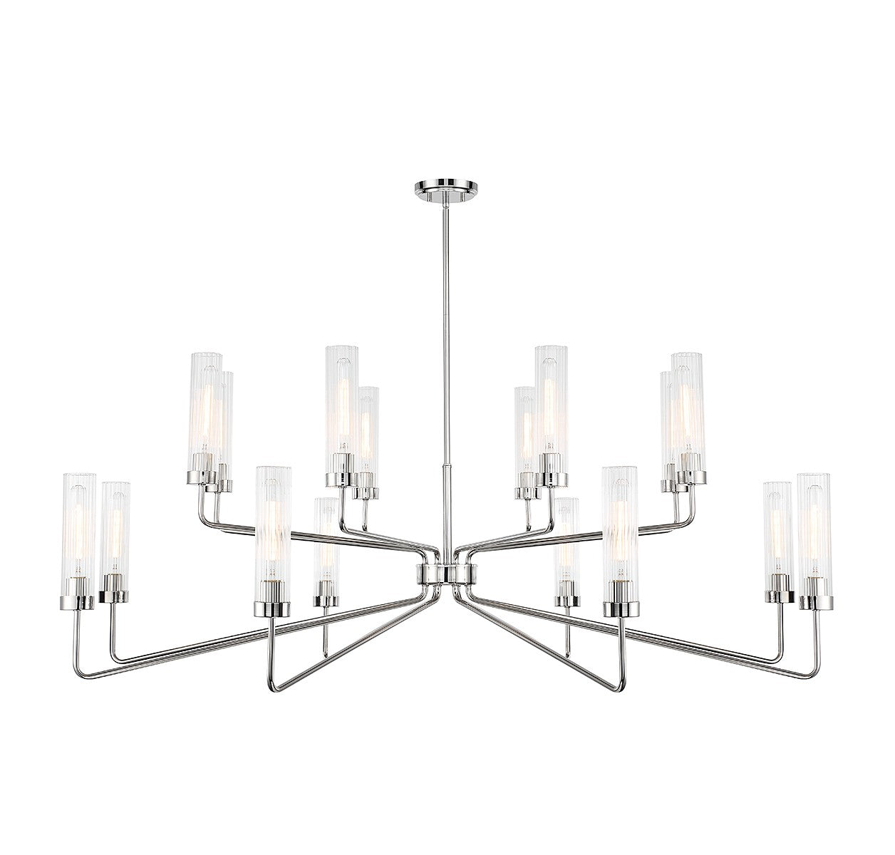 Savoy House - 1-8862-16-109 - 16 Light Chandelier - Baker - Polished Nickel