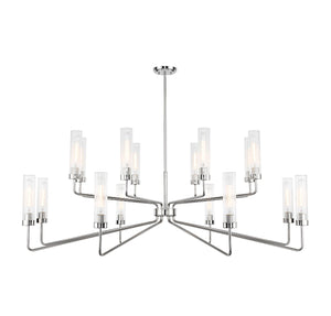 Savoy House - 1-8862-16-109 - 16 Light Chandelier - Baker - Polished Nickel