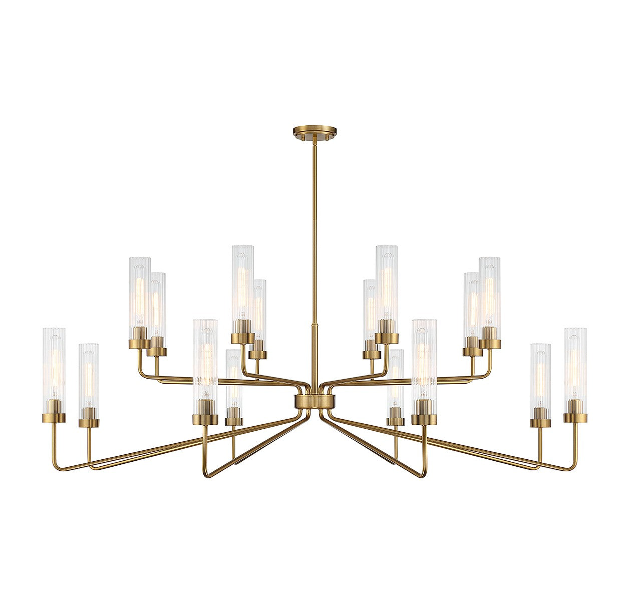 Savoy House - 1-8862-16-322 - 16 Light Chandelier - Baker - Warm Brass