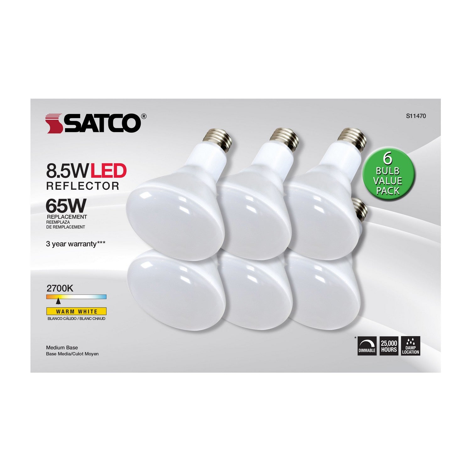 Satco - S11470 - Light Bulb - Frost