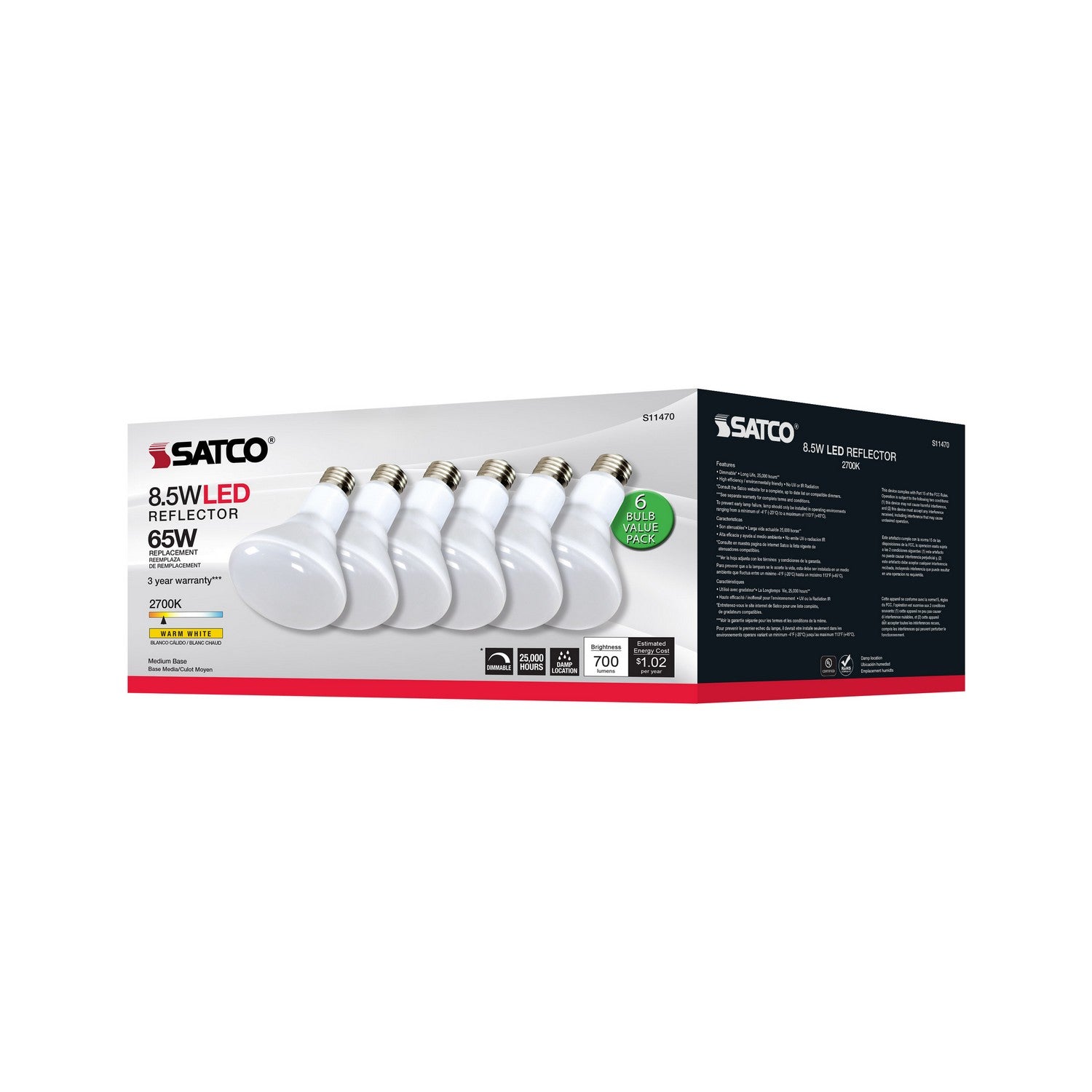 Satco - S11470 - Light Bulb - Frost