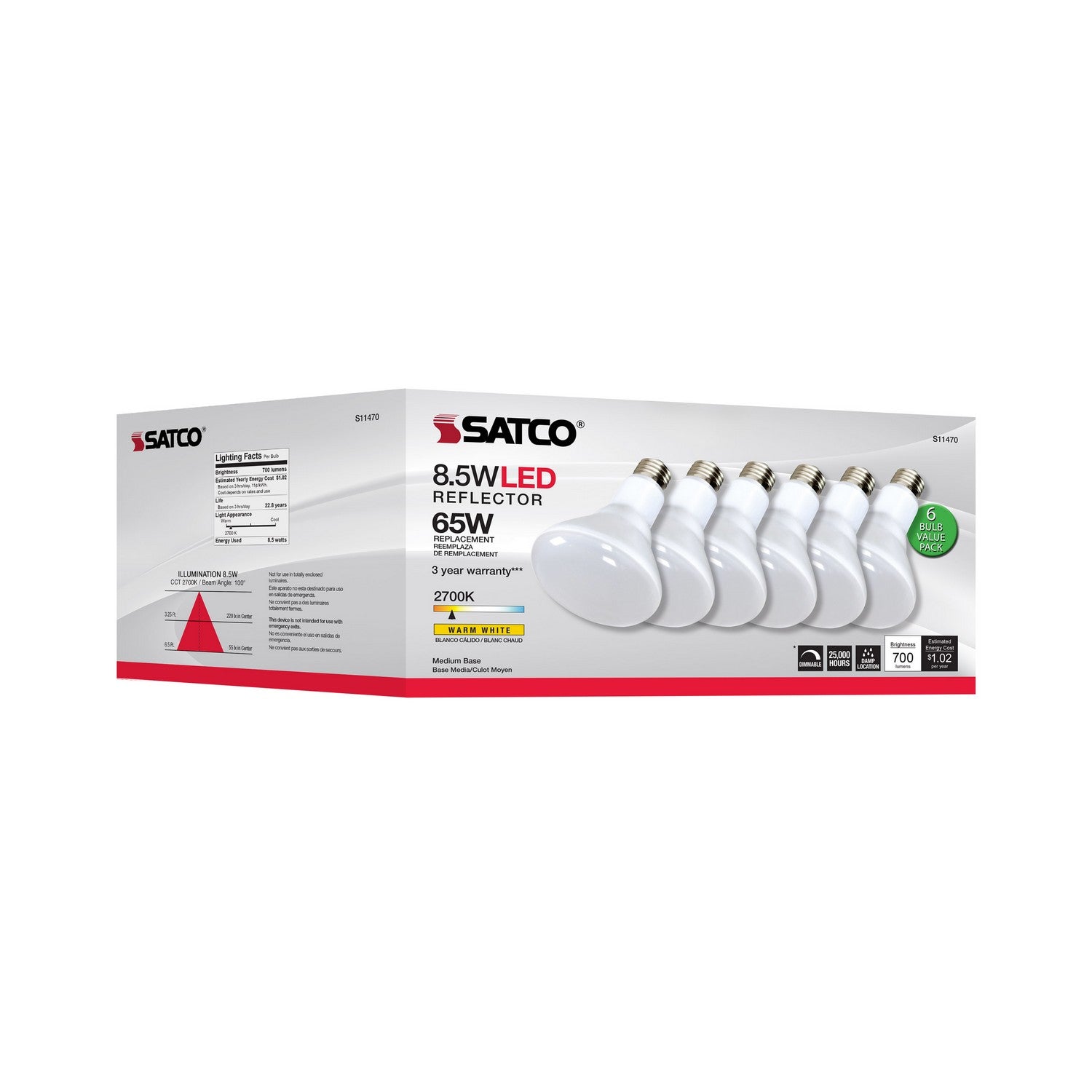 Satco - S11470 - Light Bulb - Frost