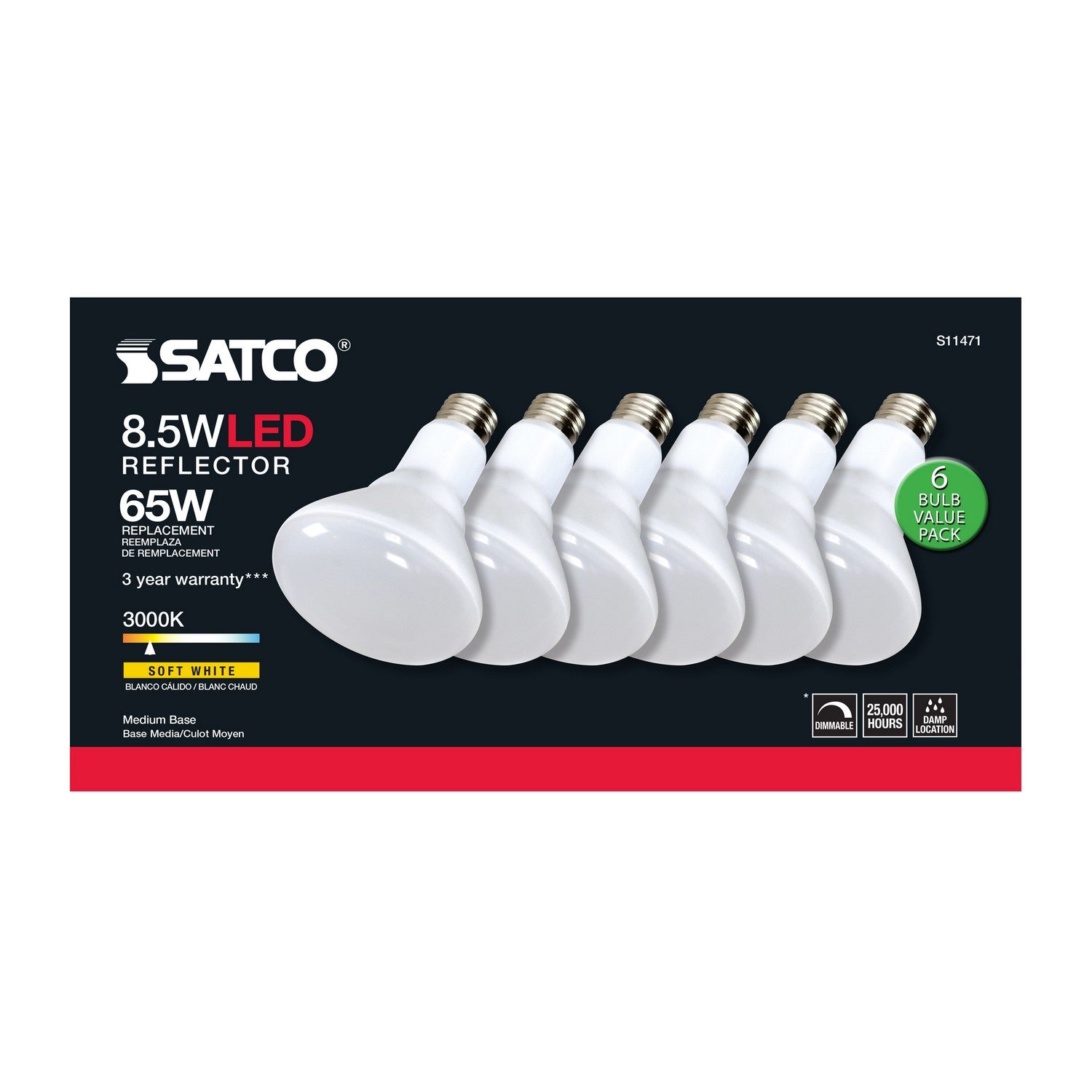 Satco - S11471 - Light Bulb - Frost