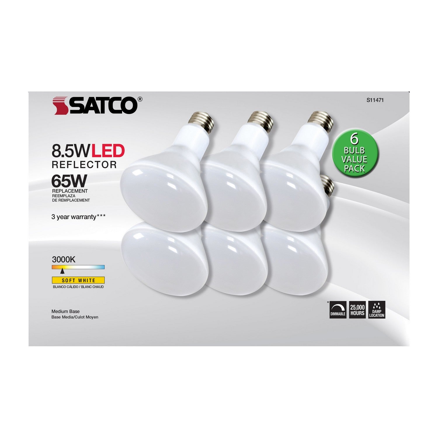 Satco - S11471 - Light Bulb - Frost